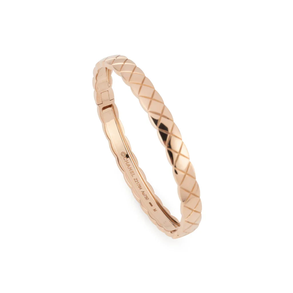 Bracelet en or rose de la maison Chanel, modèle Coco Crush