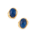 Boucles d'oreilles van Cleef & Arpels en or jaune et lapis lazuli