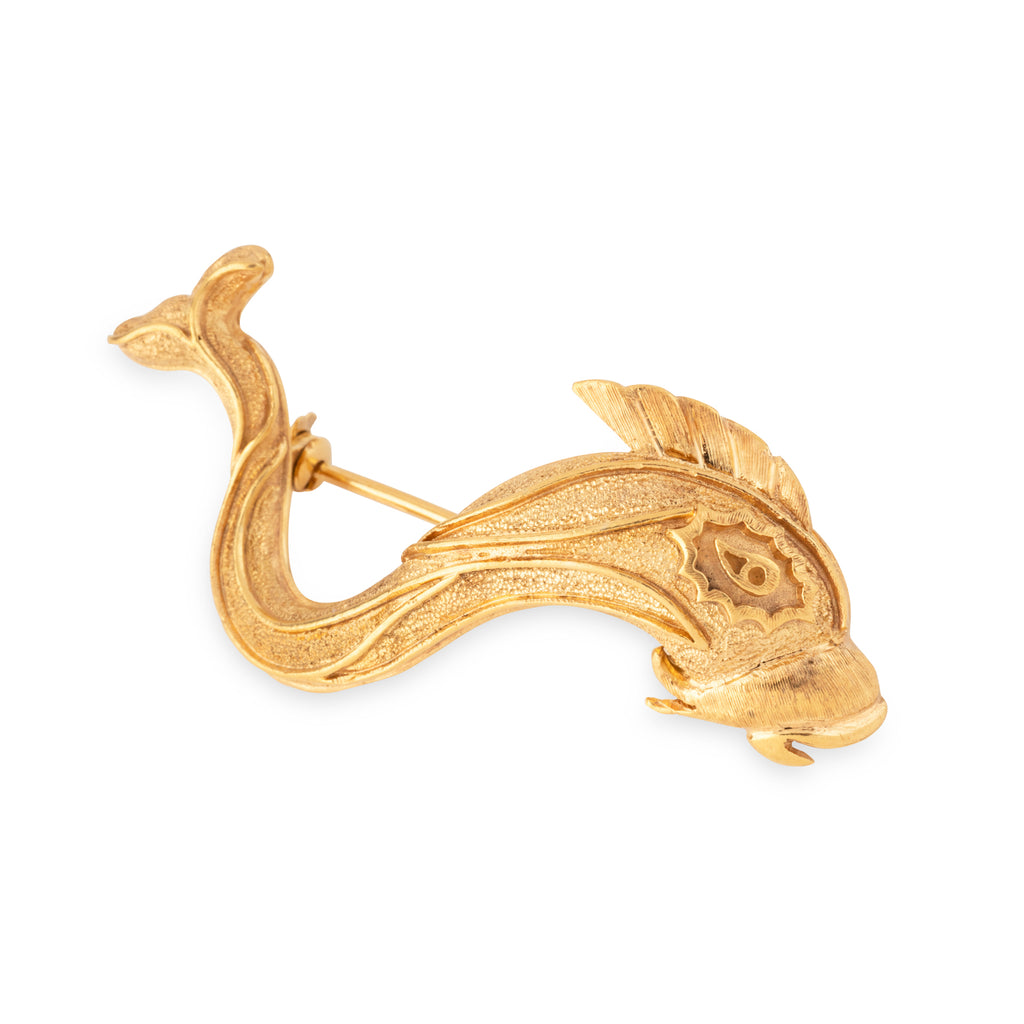 Broche Poisson LALAoUNIS en or