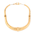 Collier torque en vermeil de l'artiste Goudji