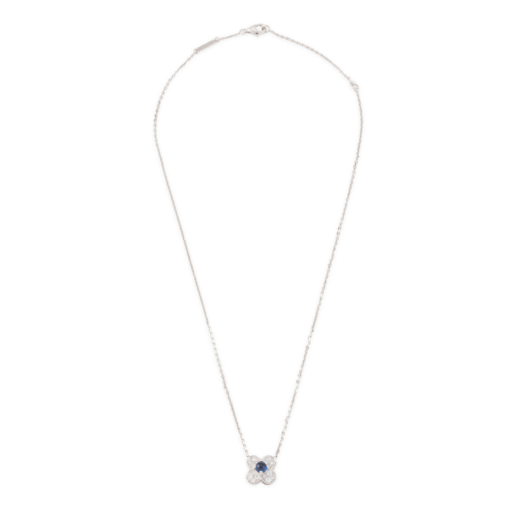 Collier Van Cleef & Arpels avec Saphir et diamants