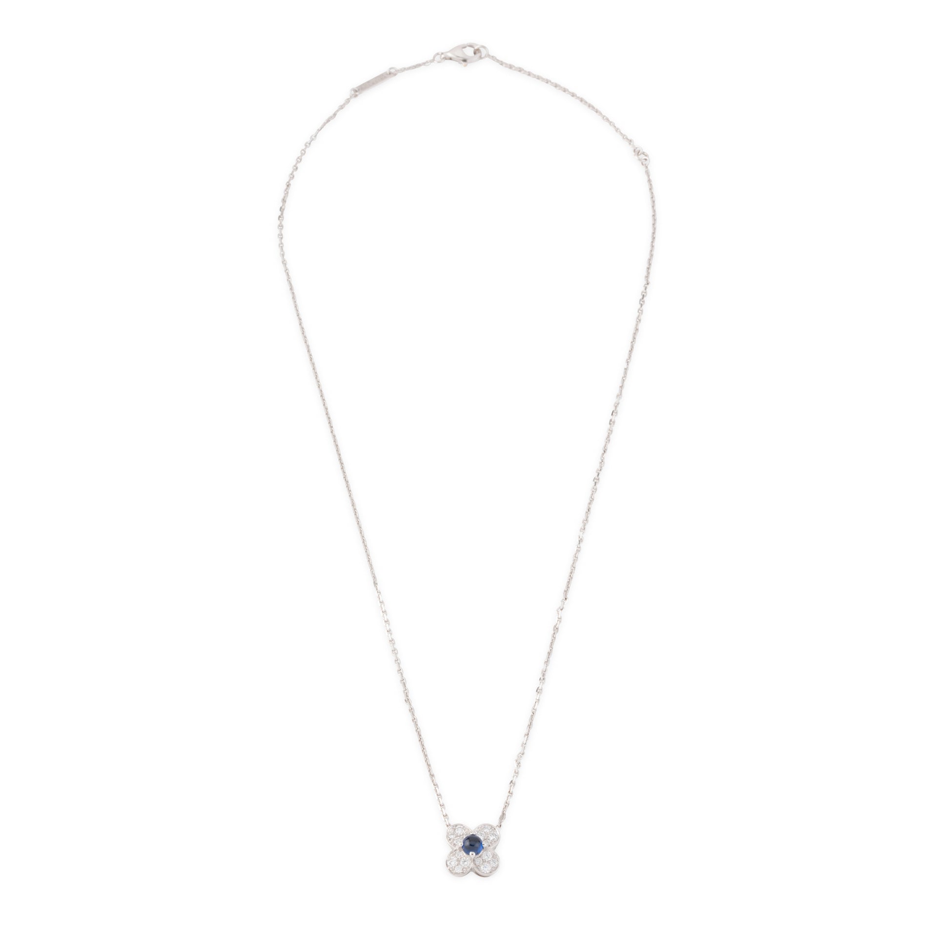 Collier Van Cleef & Arpels avec Saphir et diamants