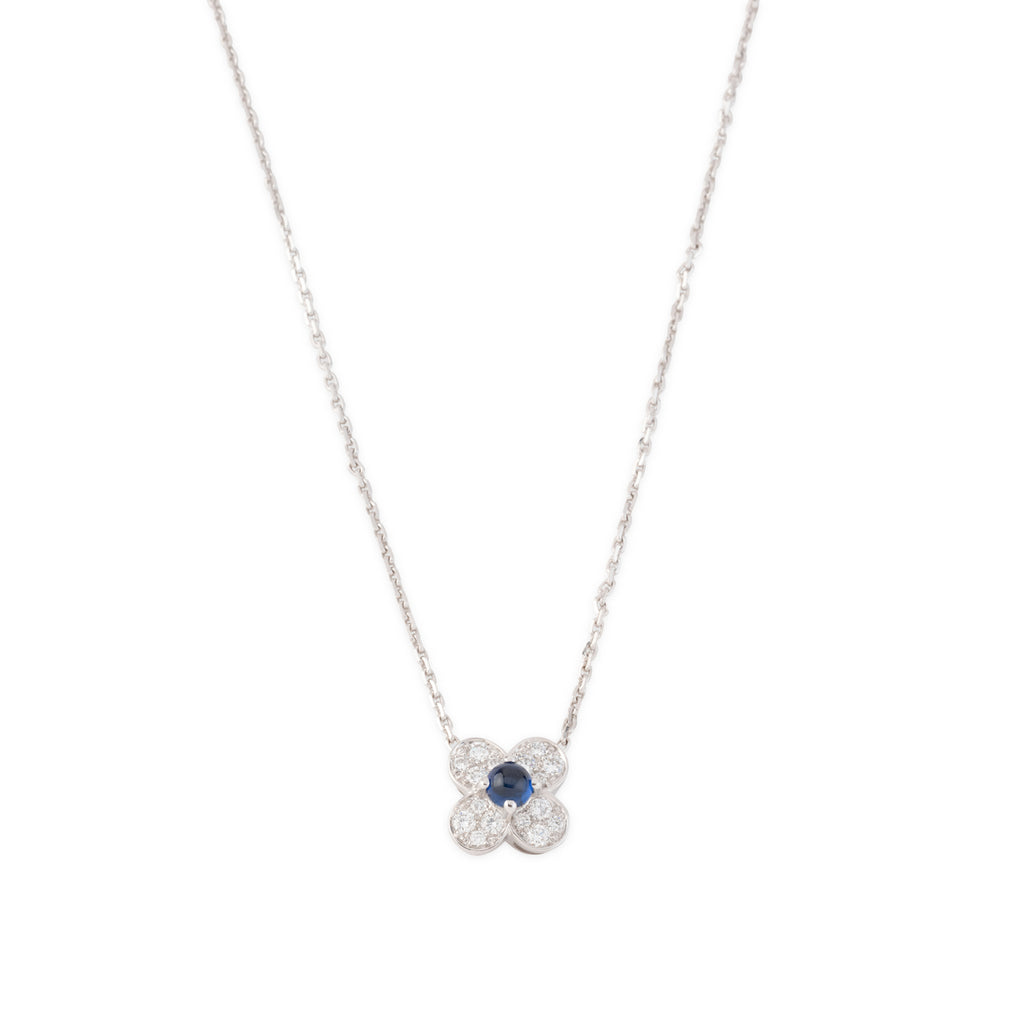 Collier Van Cleef & Arpels avec Saphir et diamants