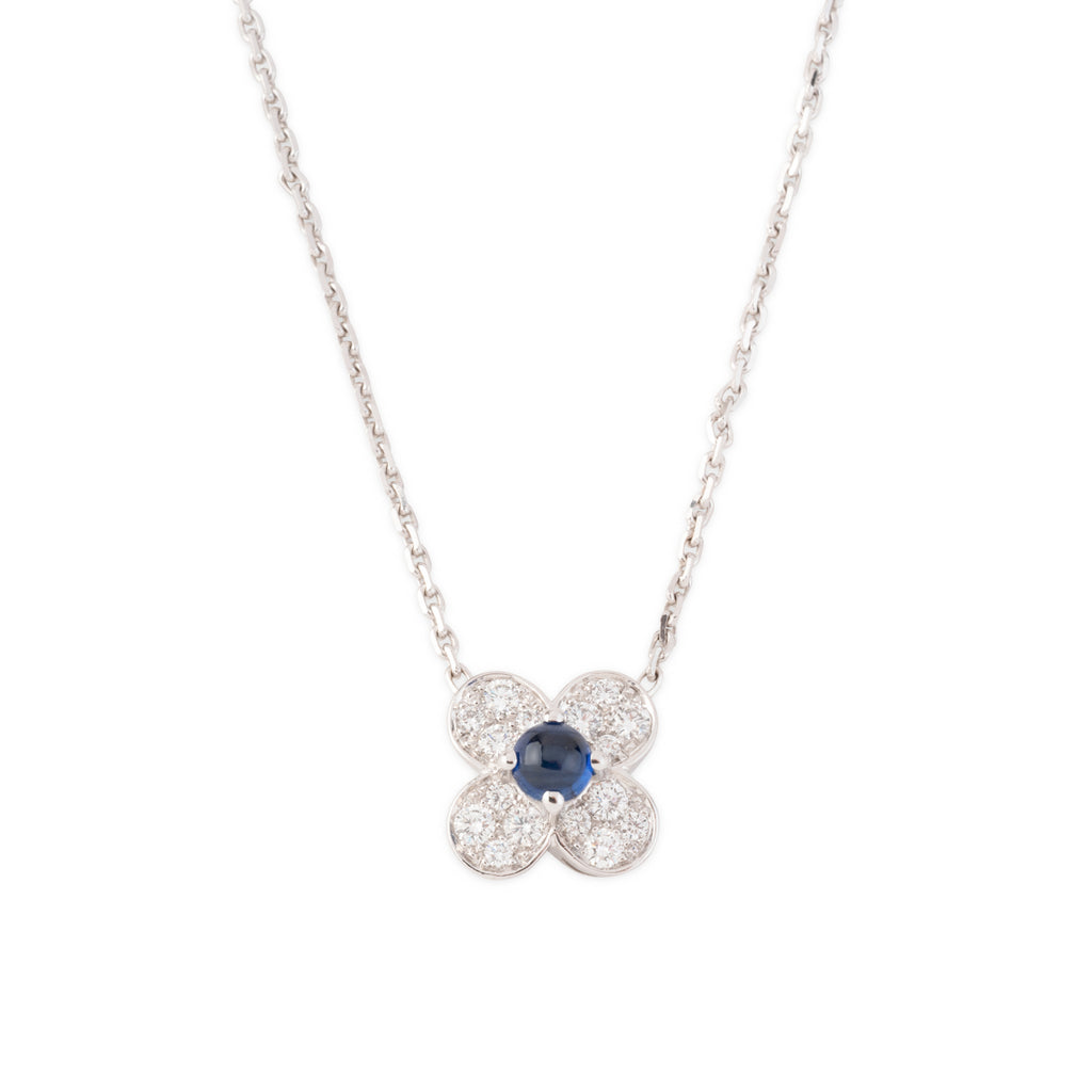 Collier Van Cleef & Arpels avec Saphir et diamants