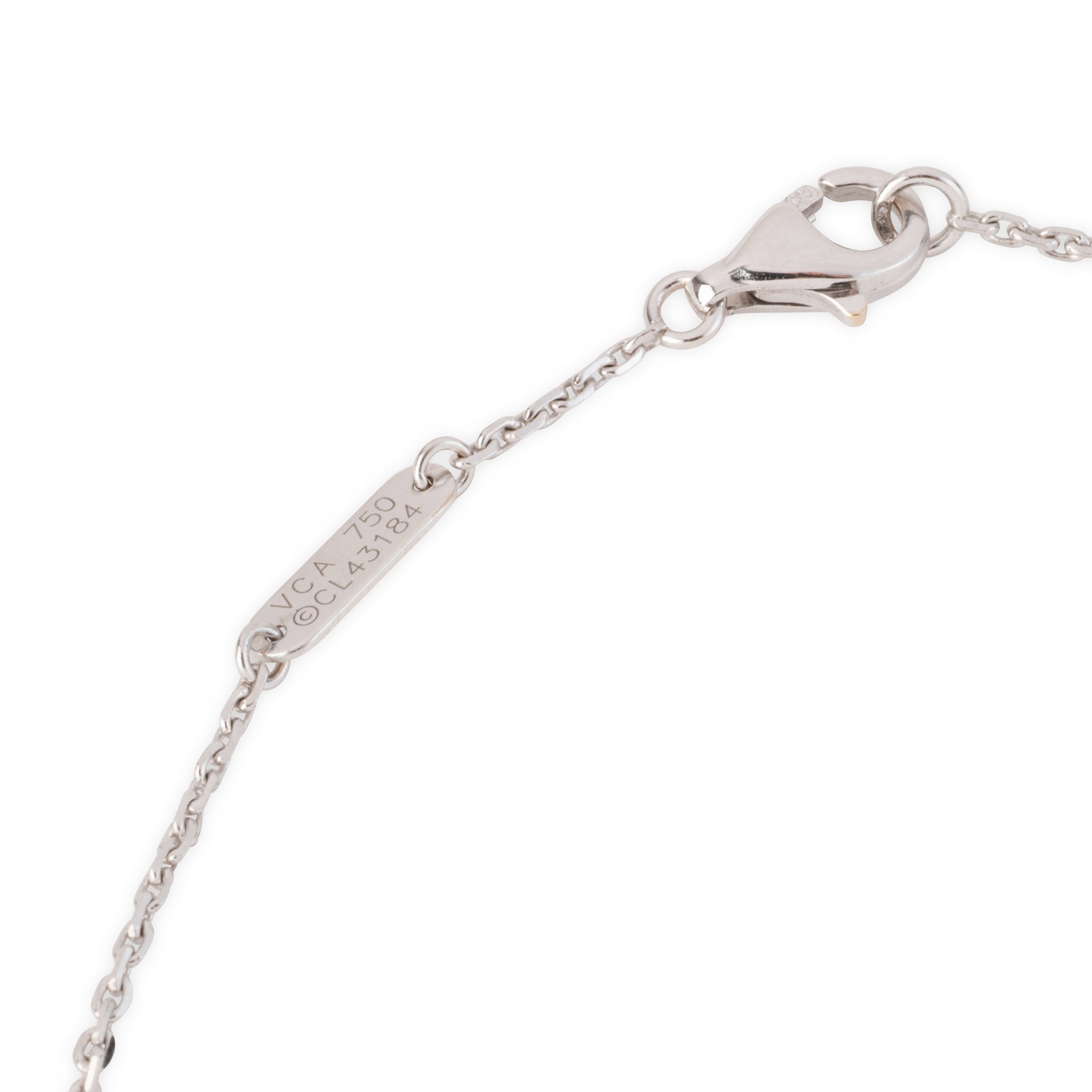 Collier Van Cleef & Arpels avec Saphir et diamants