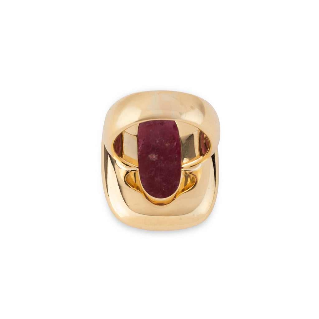Bague Pomellato "Cardinal" avec rubellite