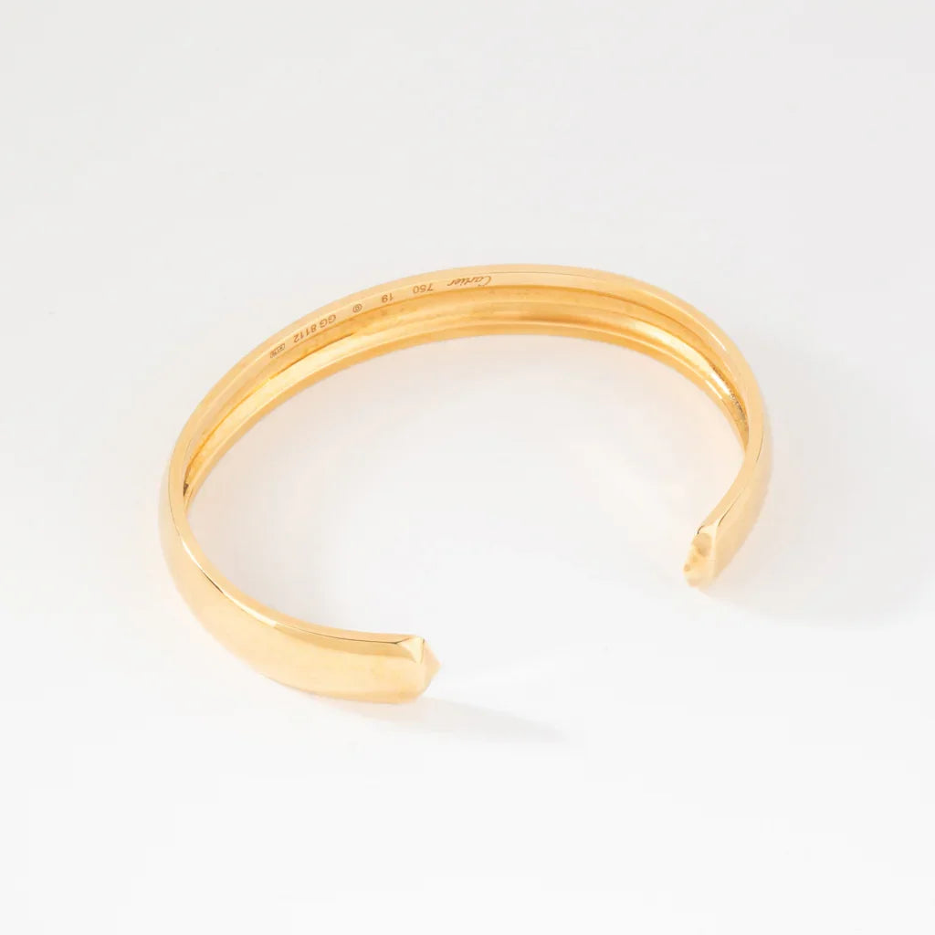 Bracelet jonc or jaune de la maison Cartier