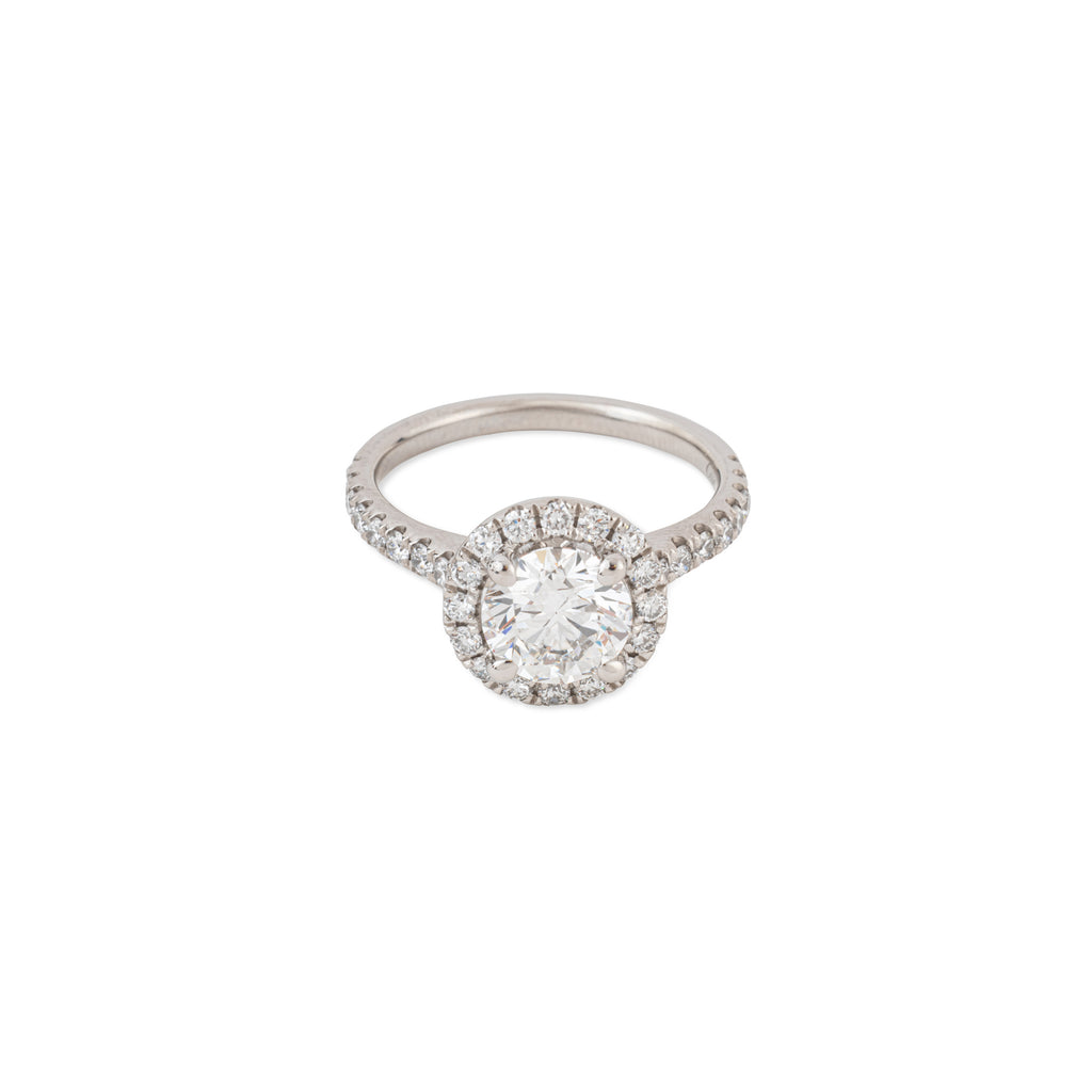 Bague solitaire "Destinée" de la maison Cartier en platine
