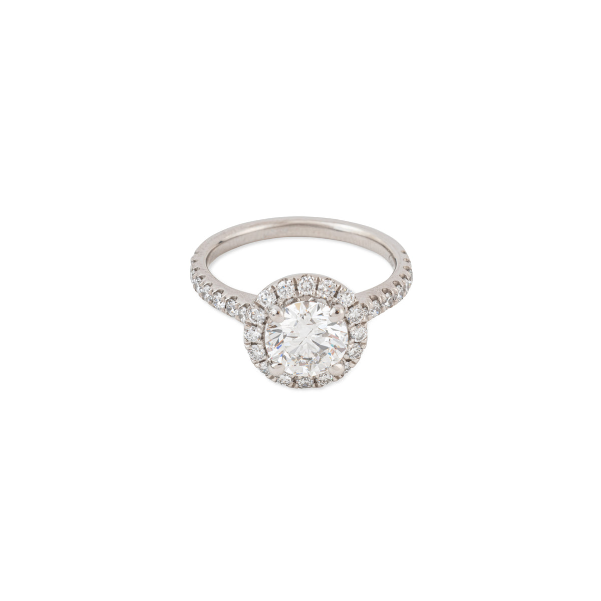 Bague solitaire "Destinée" de la maison Cartier en platine