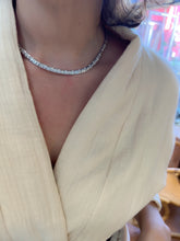 Charger l&#39;image dans la galerie, Collier en or gris et diamant
