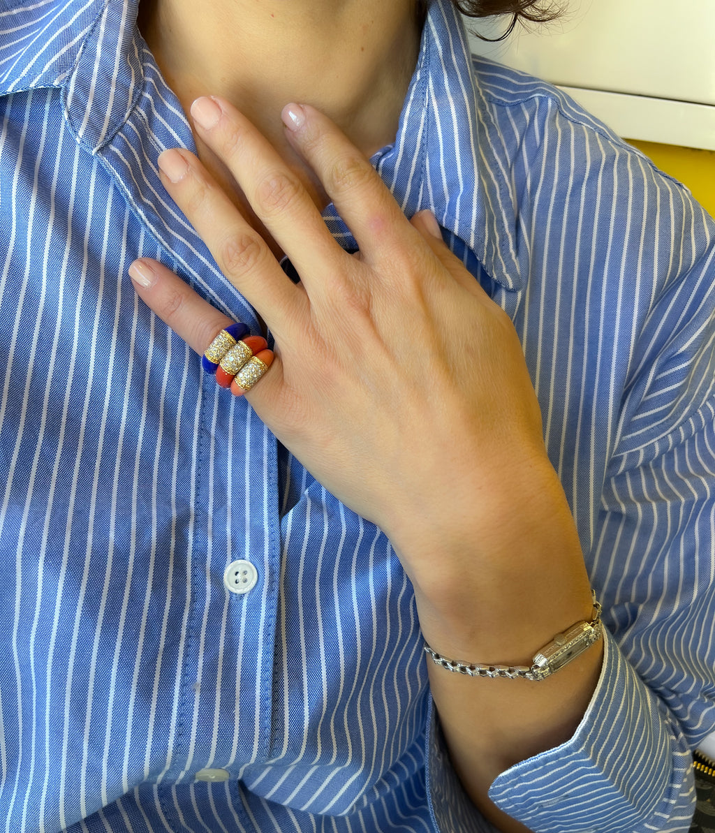Bague Van Cleef &amp; Arpels, collection Philippine en corail