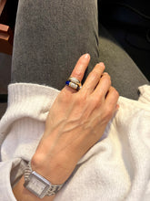 Charger l&#39;image dans la galerie, Bague Van Cleef &amp; Arpels, collection Philippine en or jaune et lapis-lazuli et diamants
