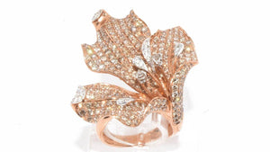 Bague  Fleurs Diamants - adalgyseboutique