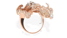 Charger l&#39;image dans la galerie, Bague  Fleurs Diamants - adalgyseboutique
