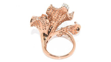 Charger l&#39;image dans la galerie, Bague  Fleurs Diamants - adalgyseboutique
