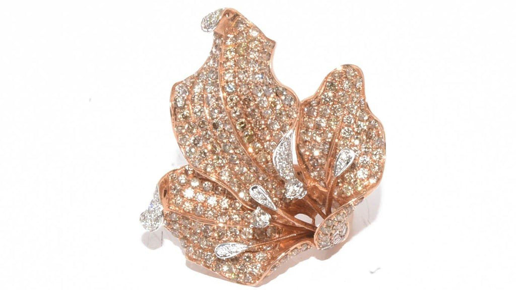 Bague  Fleurs Diamants - adalgyseboutique