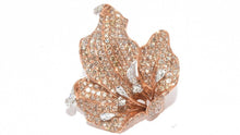 Charger l&#39;image dans la galerie, Bague  Fleurs Diamants - adalgyseboutique
