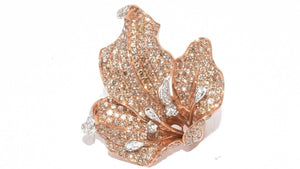 Bague  Fleurs Diamants - adalgyseboutique