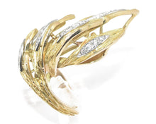 Charger l&#39;image dans la galerie, Bague forme feuille années 1970 - adalgyseboutique
