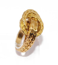 Charger l&#39;image dans la galerie, Bague or jaune signé Hermès collection Vendôme - adalgyseboutique
