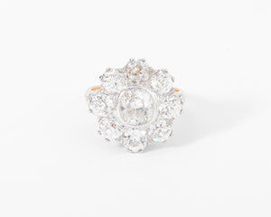 Bague marguerite en diamant