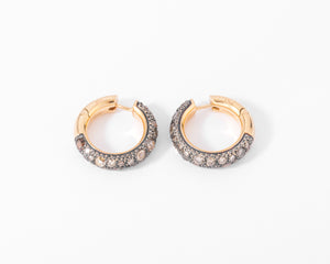 Boucles d'oreilles signées de la maison italienne Pomellato,modèle Tango