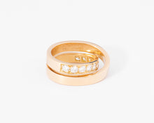 Charger l&#39;image dans la galerie, Bague Cartier modèle Nouvelle Vague or jaune et diamants
