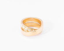 Charger l&#39;image dans la galerie, Bague Cartier modèle Nouvelle Vague or jaune et diamants

