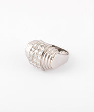 Charger l&#39;image dans la galerie, Bague platine et diamant à gradins
