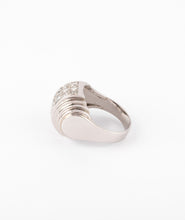 Charger l&#39;image dans la galerie, Bague platine et diamant à gradins
