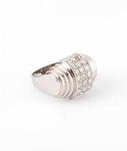 Charger l&#39;image dans la galerie, Bague platine et diamant à gradins
