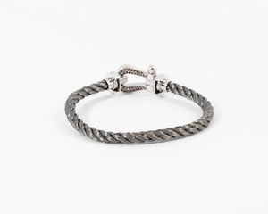 Bracelet diamant et acier force 10 de Fred GM