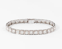 Charger l&#39;image dans la galerie, Bracelet rivière en diamant et platine

