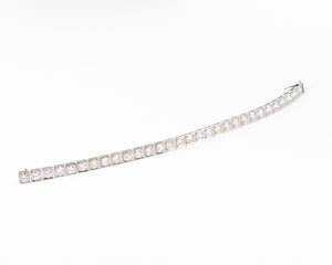Bracelet rivière en diamant et platine