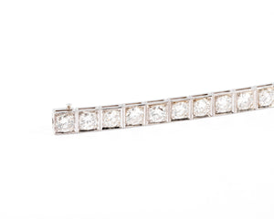 Bracelet rivière en diamant et platine