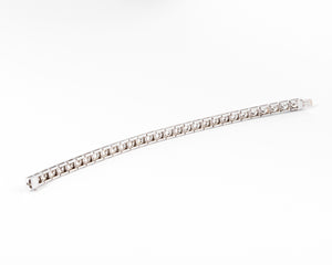 Bracelet rivière en diamant et platine