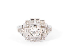 Bague des années 1930 en diamant