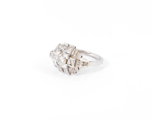 Bague des années 1930 en diamant