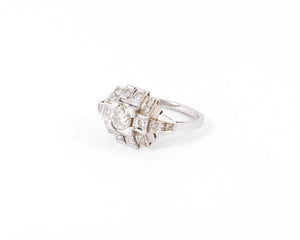 Bague des années 1930 en diamant