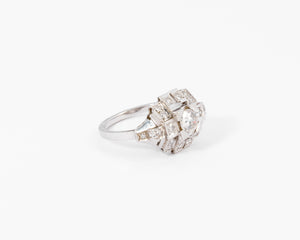 Bague des années 1930 en diamant