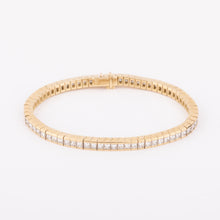 Charger l&#39;image dans la galerie, Bracelet riviere diamant taille princesse
