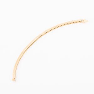 Bracelet riviere diamant taille princesse
