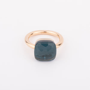 Bague nudo XL en topaze bleue london blue