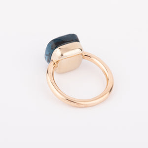 Bague nudo XL en topaze bleue london blue