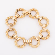Charger l&#39;image dans la galerie, Bracelet or jaune anneaux torsadés  de la maison Chaumet
