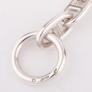 Bracelet en argent de la maison Hermés modèle chaine d'ancre