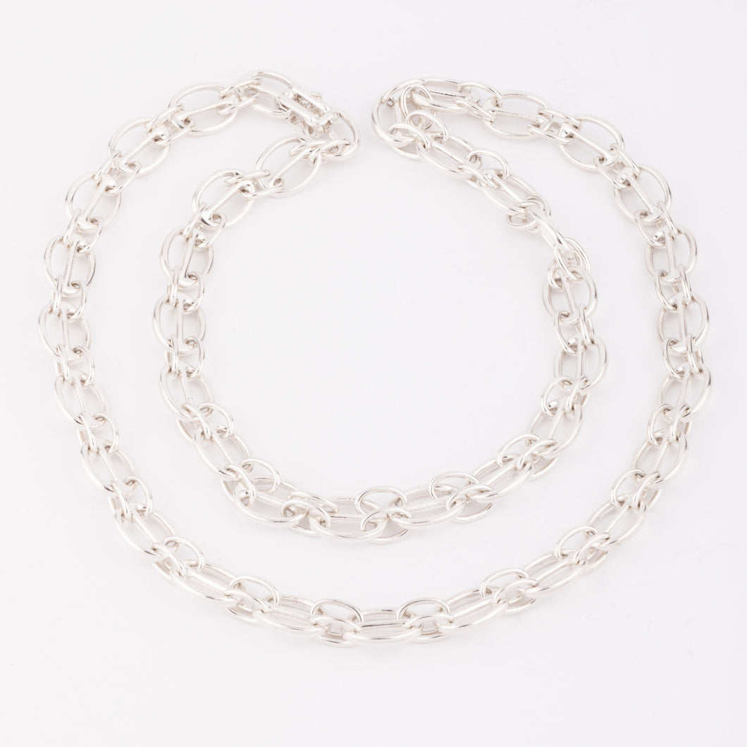Sautoir Hermès en argent
