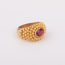 Charger l&#39;image dans la galerie, Bague étrusque or jaune Rubis
