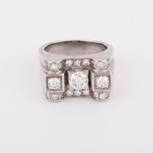 Charger l&#39;image dans la galerie, Bague platine et diamant
