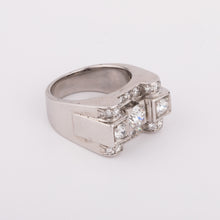 Charger l&#39;image dans la galerie, Bague platine et diamant
